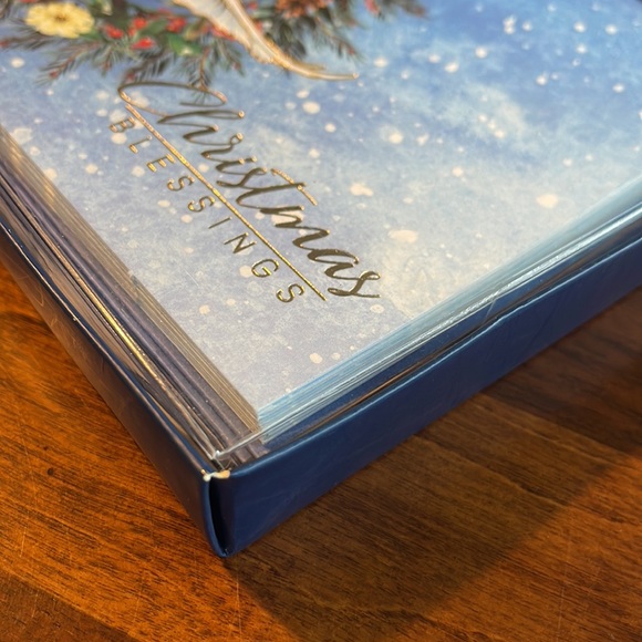UNOPENED BOXED HOLIDAY CARDS - SET OF 15 CARDS & ENVELOPES "CHRISTMAS BLESSINGS" - Picture 7 of 8